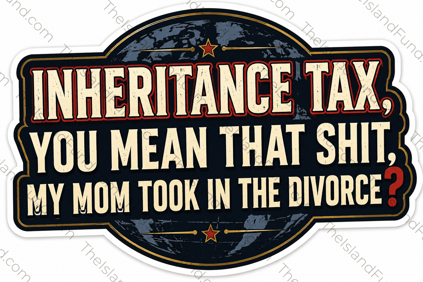 Inheritance tax sticker