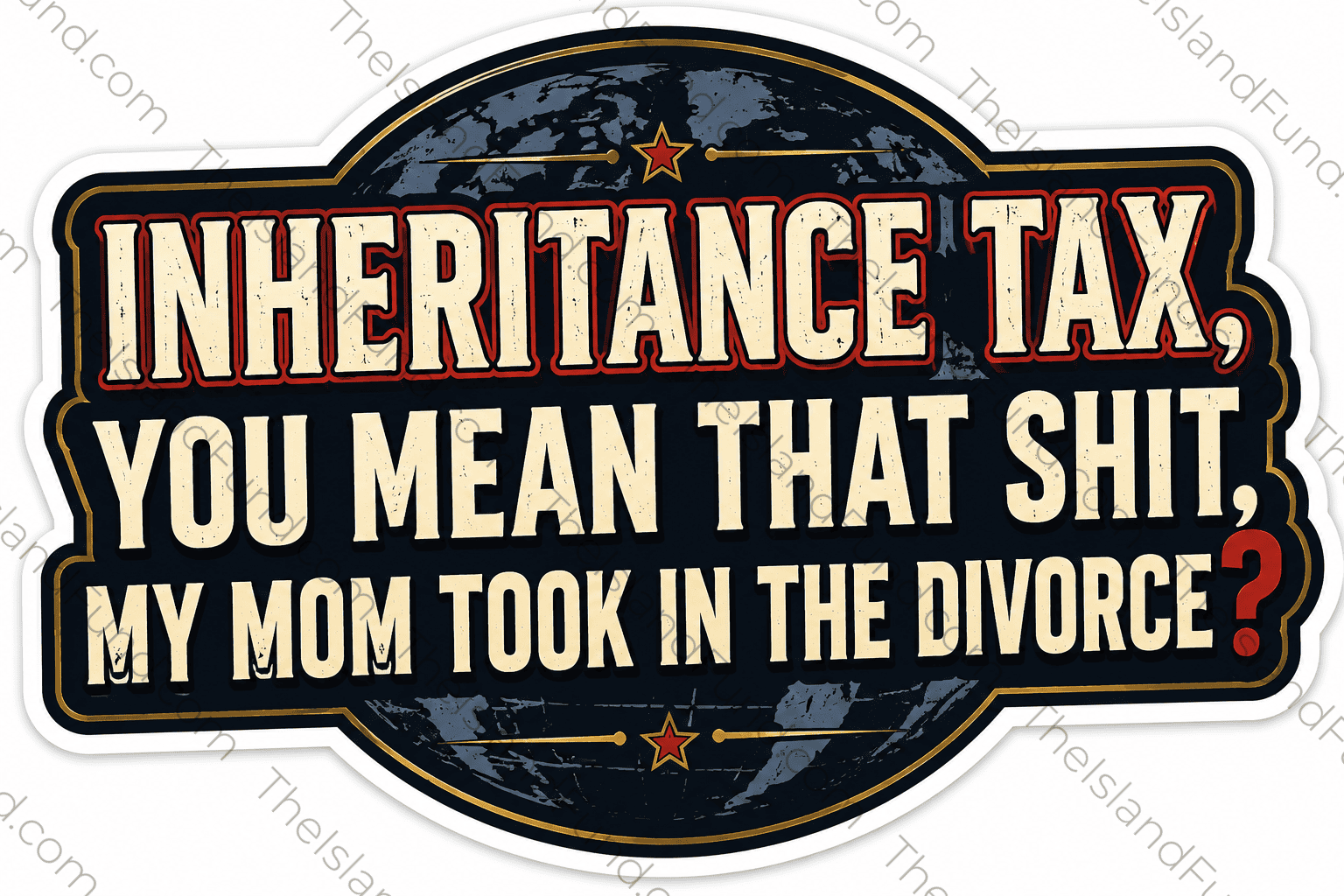 Inheritance tax sticker
