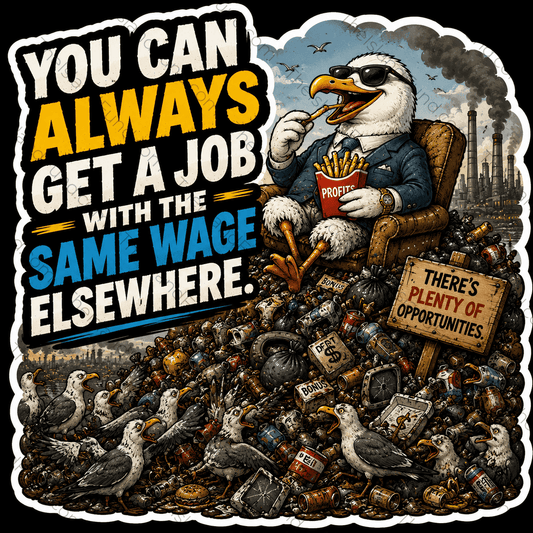 You can always get a job somewhere else sticker
